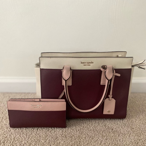 Kate Spade color lock purse with wallet - Picture 2 of 6